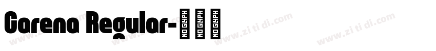 Carena Regular字体转换
